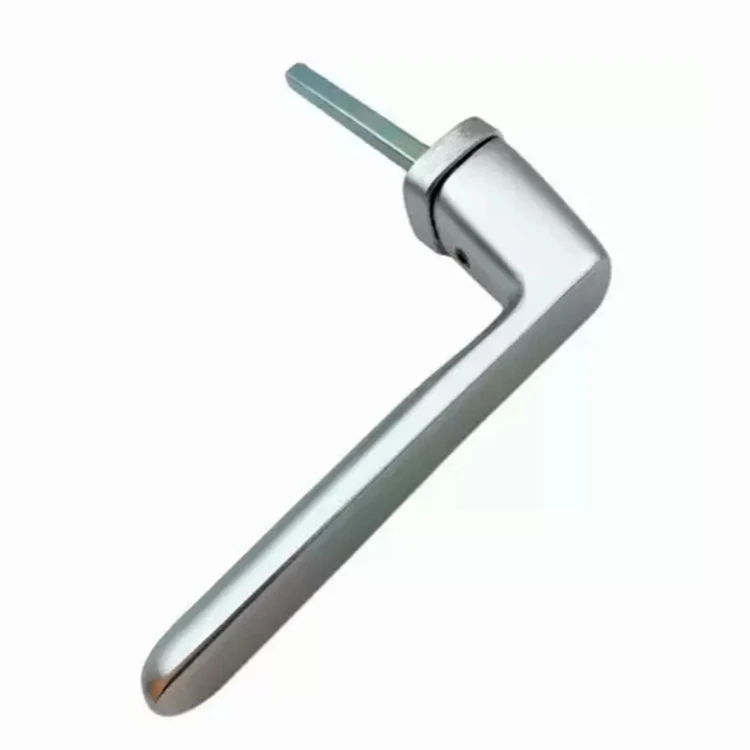 Ang sinulid na sinulid ng aluminyo ay integrated casement window hawakan nang walang base