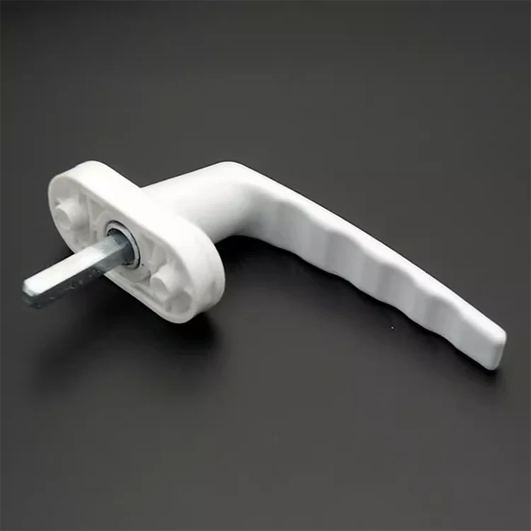 Metal Door at Window Rod Handle